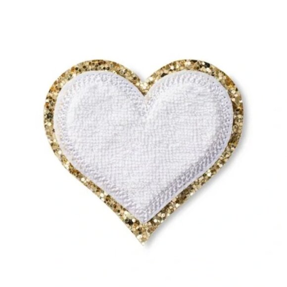 NEW Stoney Clover Lane x Target White Heart Patch - Picture 1 of 4